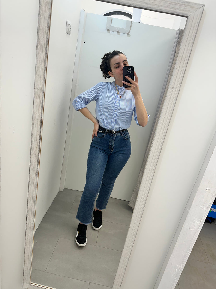 Camicia coreana righine