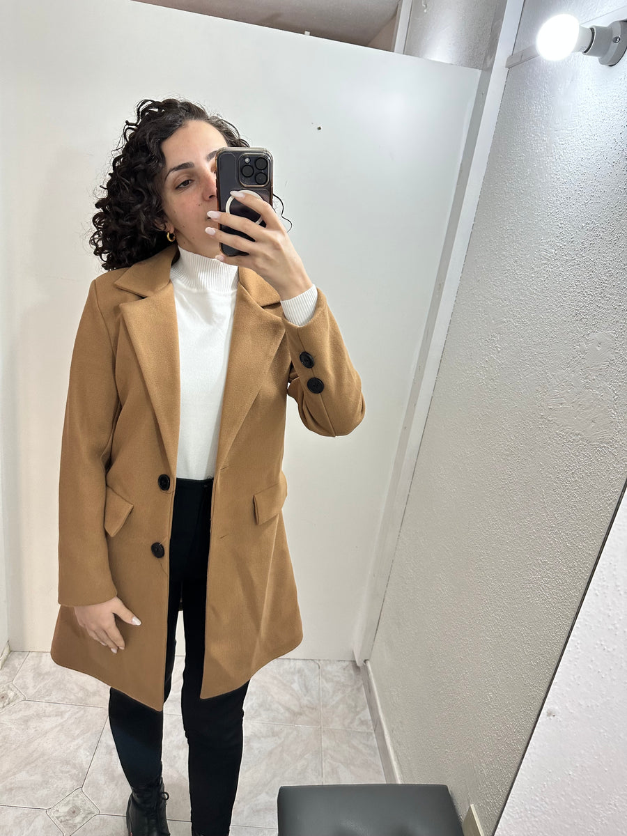 Cappotto classic camel