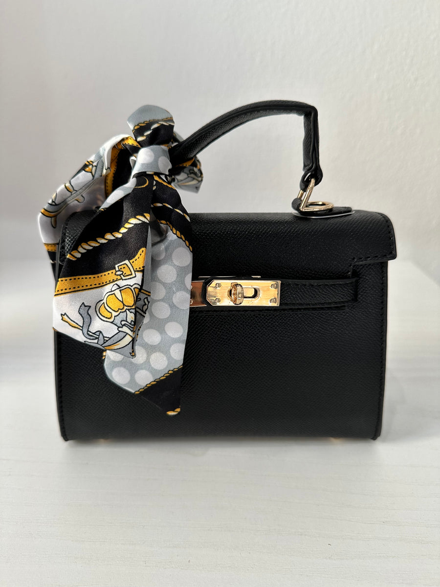 Borsa mini con foulard