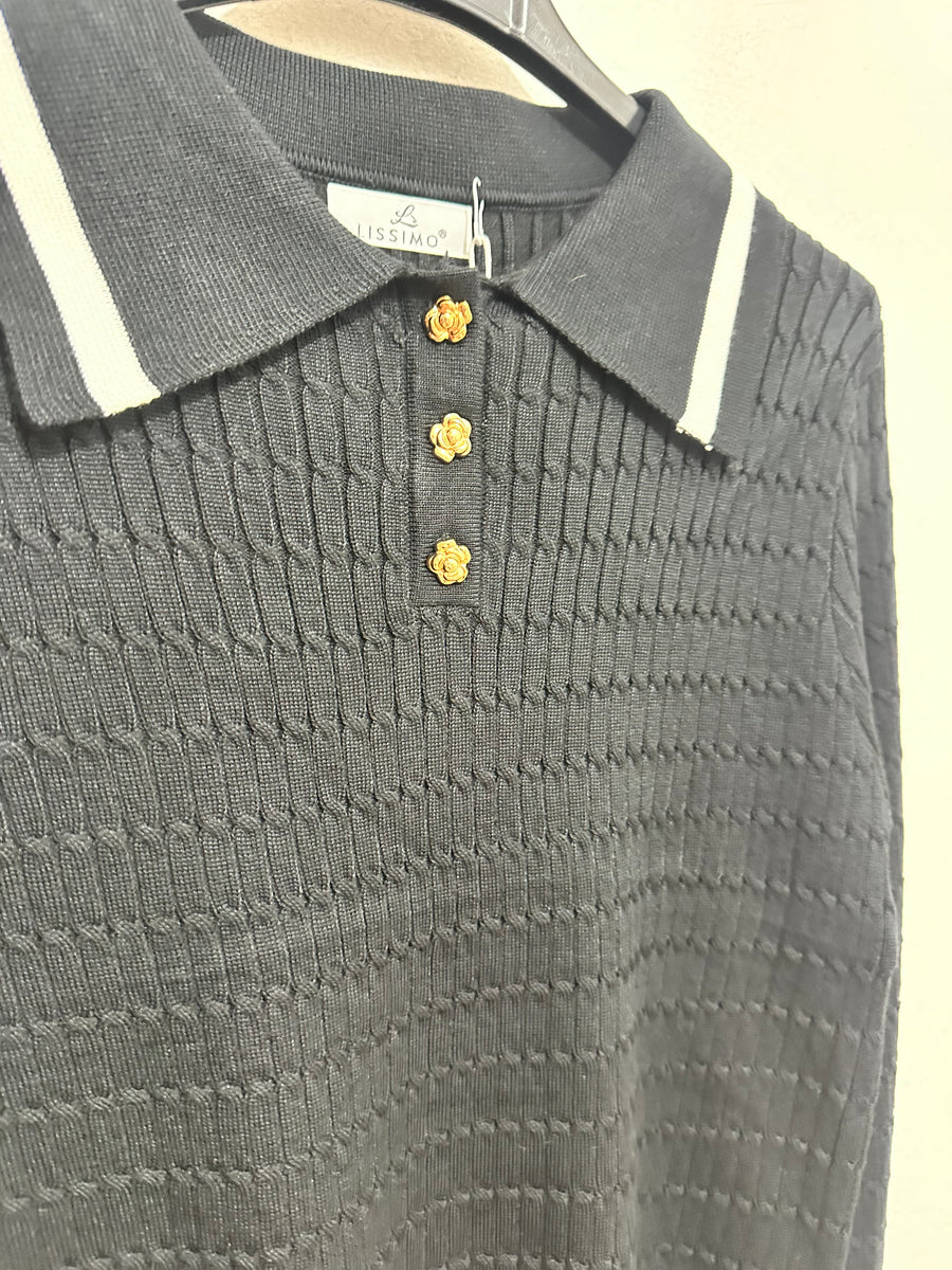 Maglioncino colletto a polo