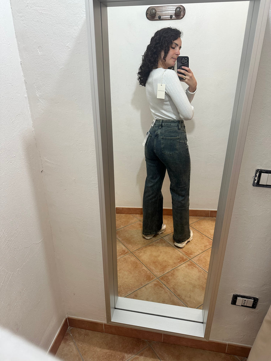Maglioncino lurex girocollo