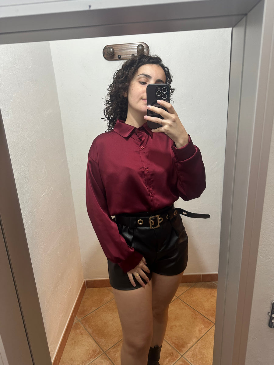 Camicia simil raso classic