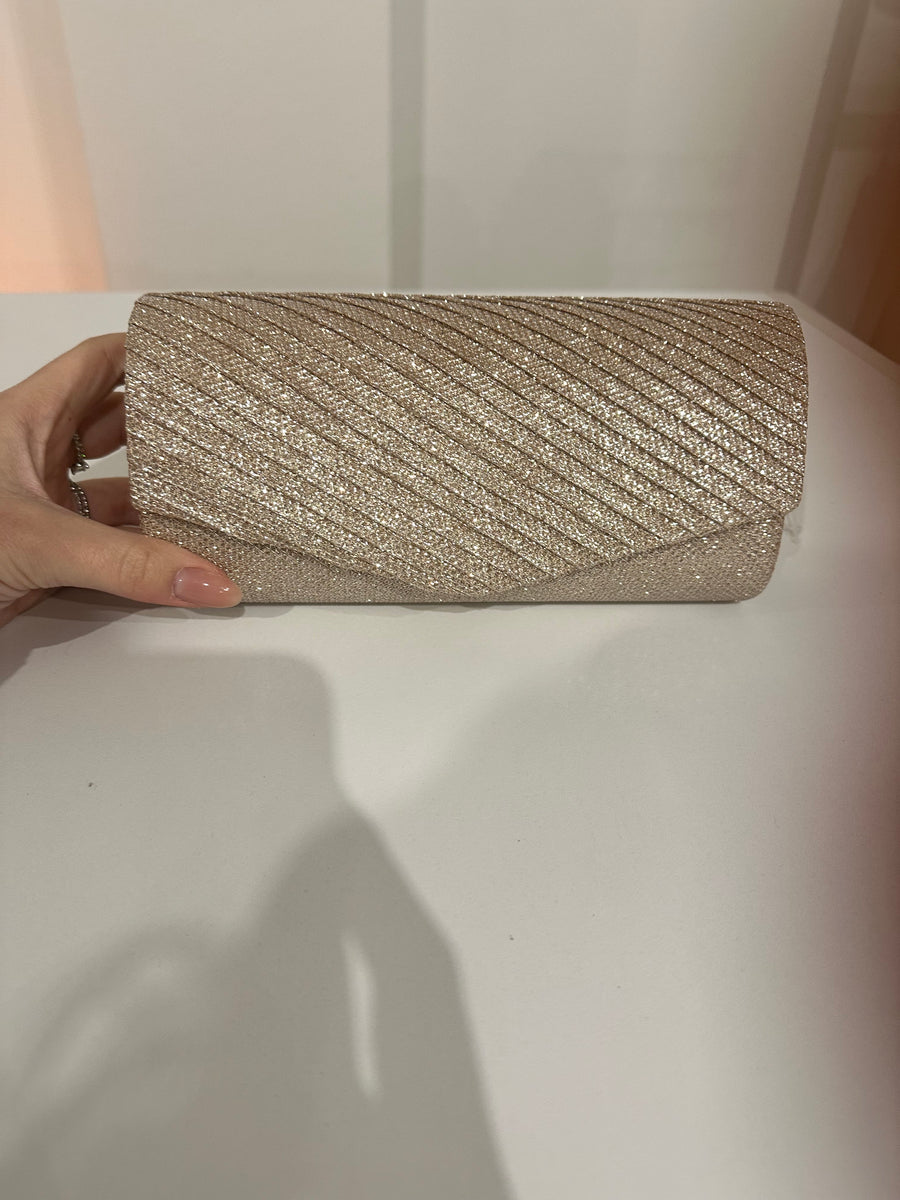 Pochette onde brillantinata