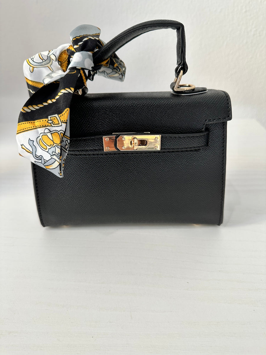 Borsa mini con foulard