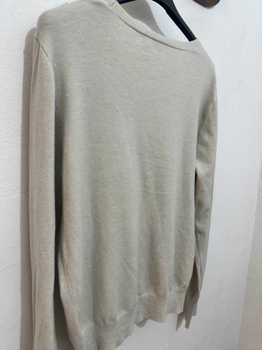 Cardigan lurex bottoncini gioiello