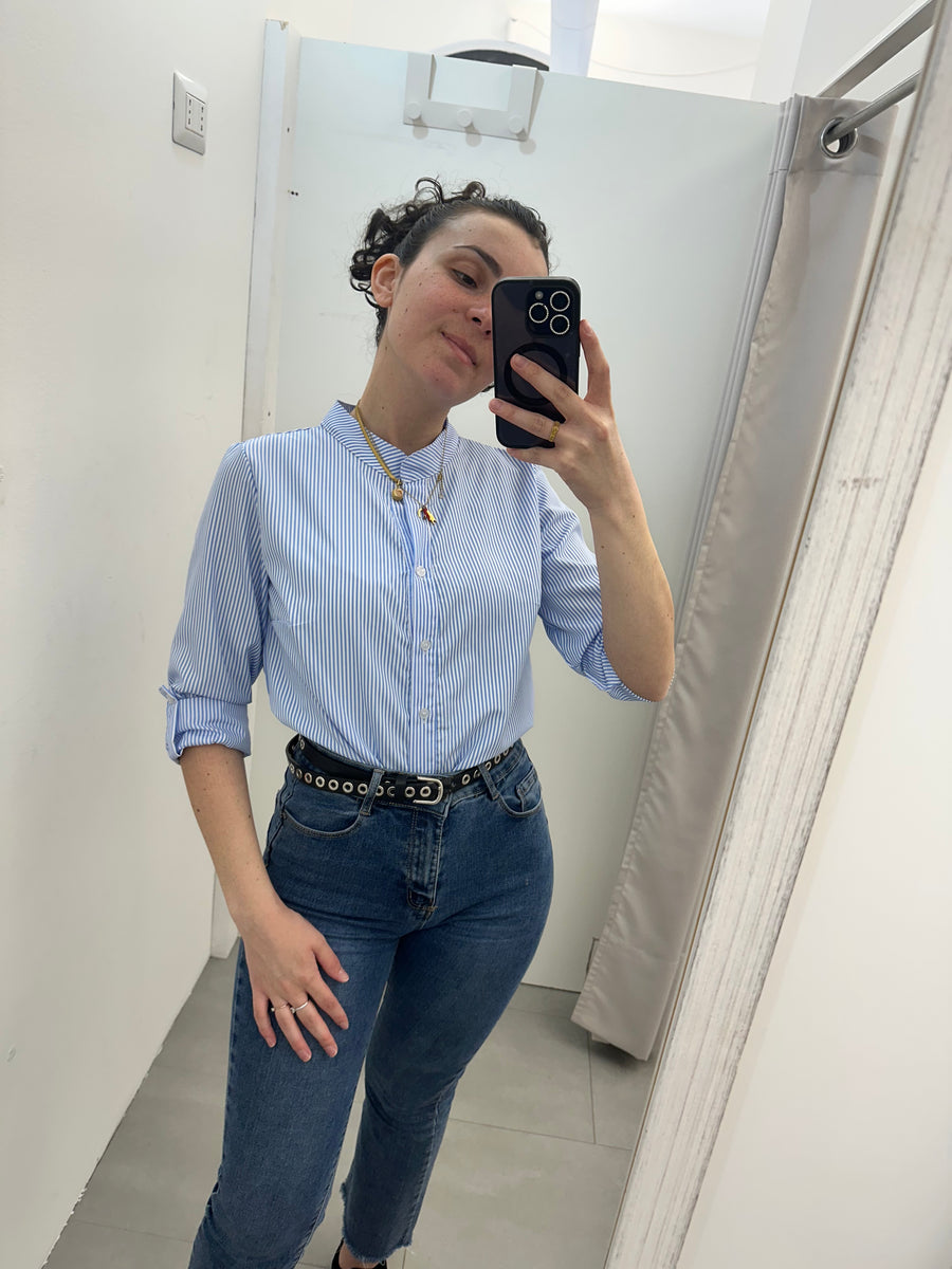 Camicia coreana righine