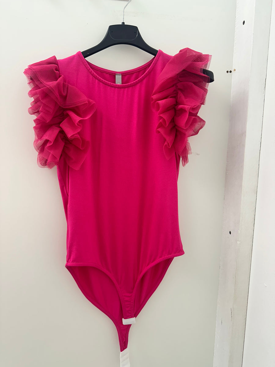 Body maniche tulle