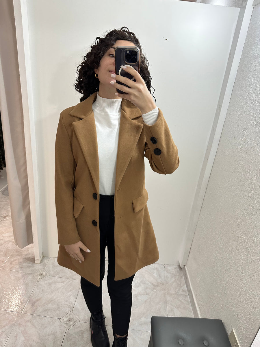 Cappotto classic camel