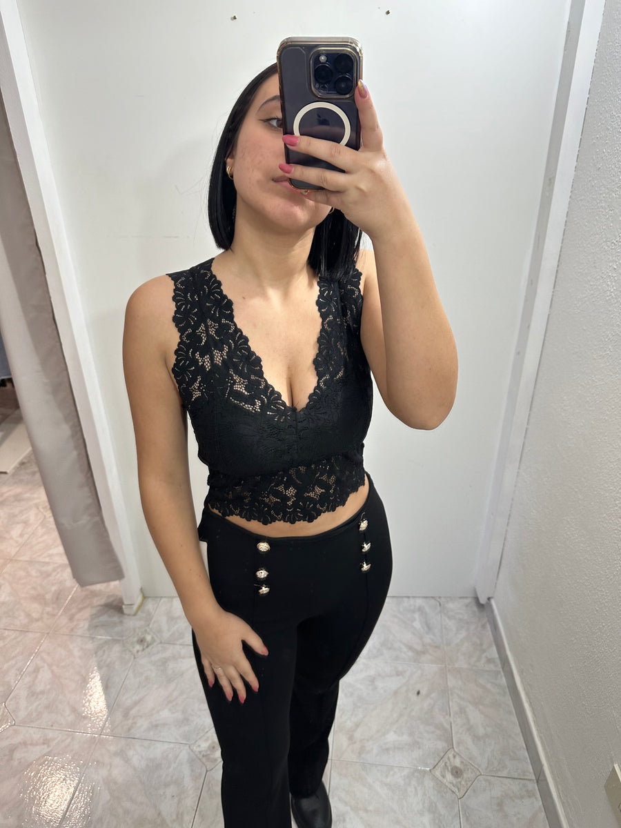 Bralette V corta