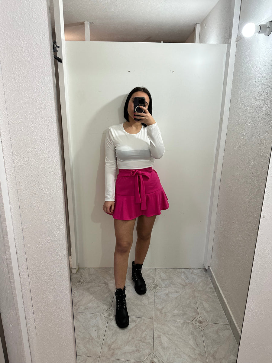 Crop top schiena scoperta