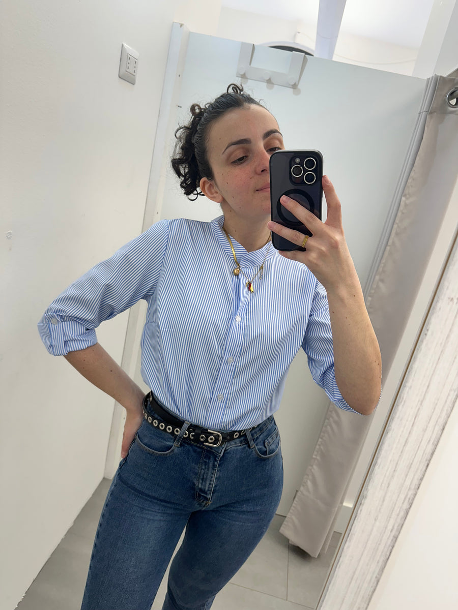 Camicia coreana righine