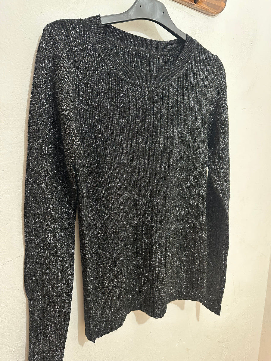 Maglioncino lurex girocollo