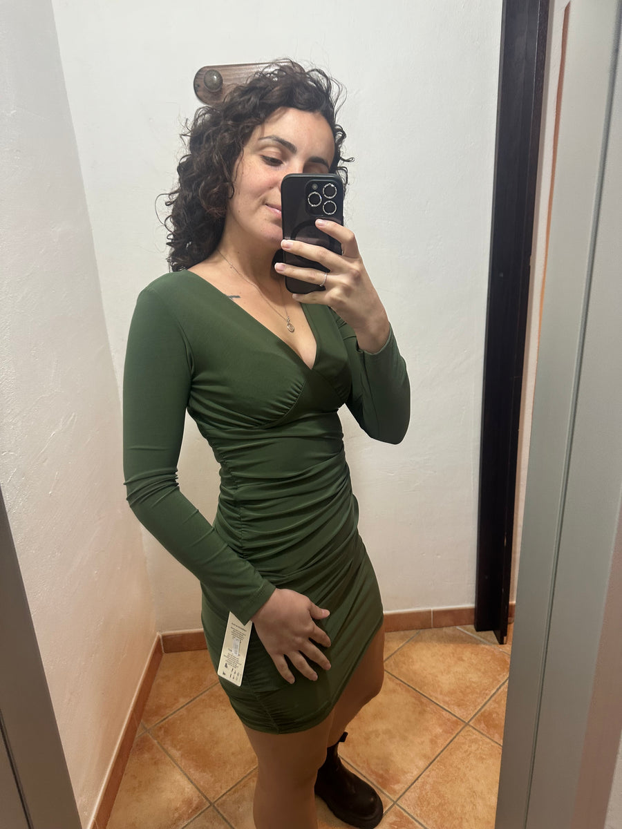 Abito rouge verde militare