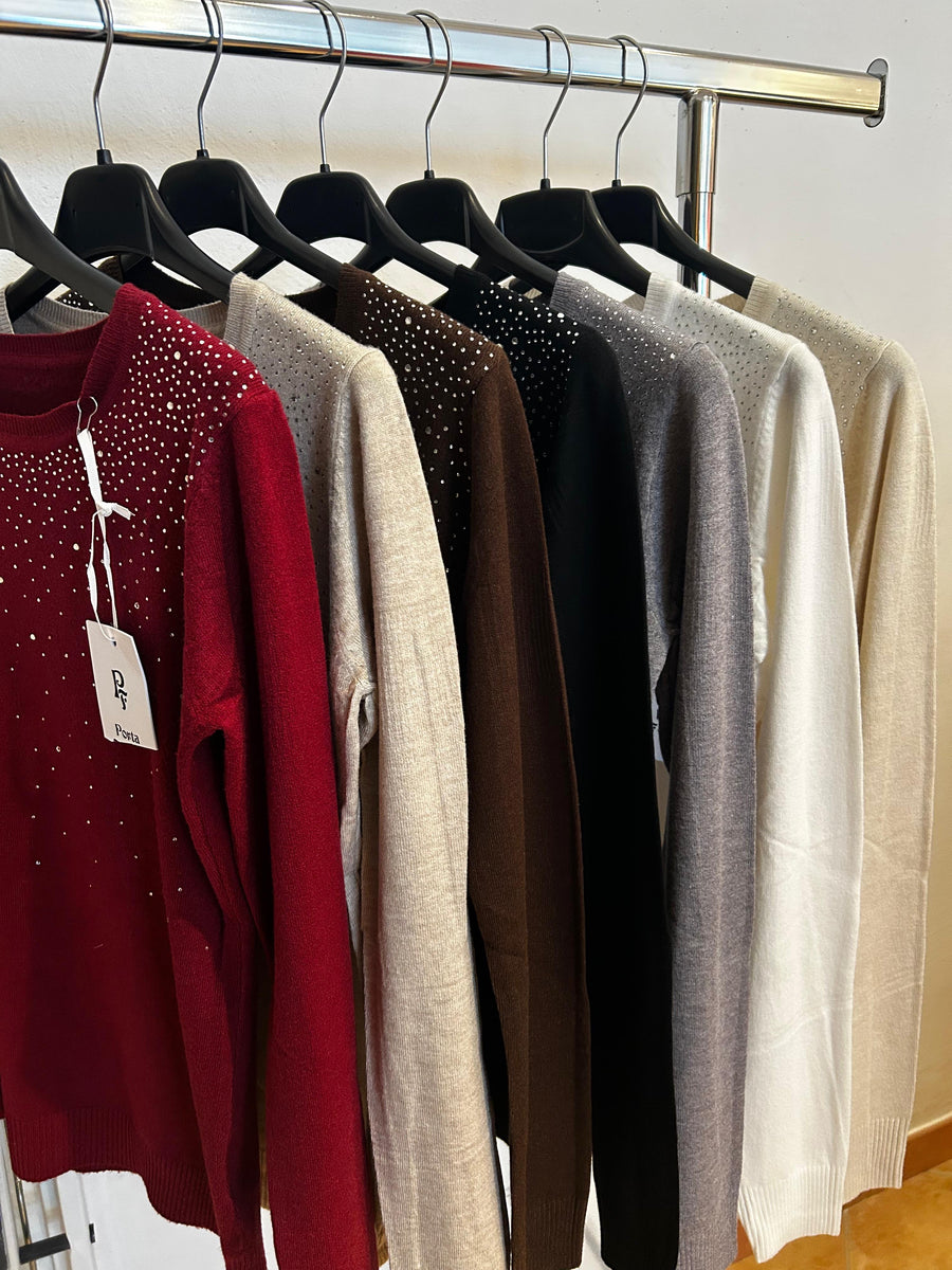 Maglioncino con strass