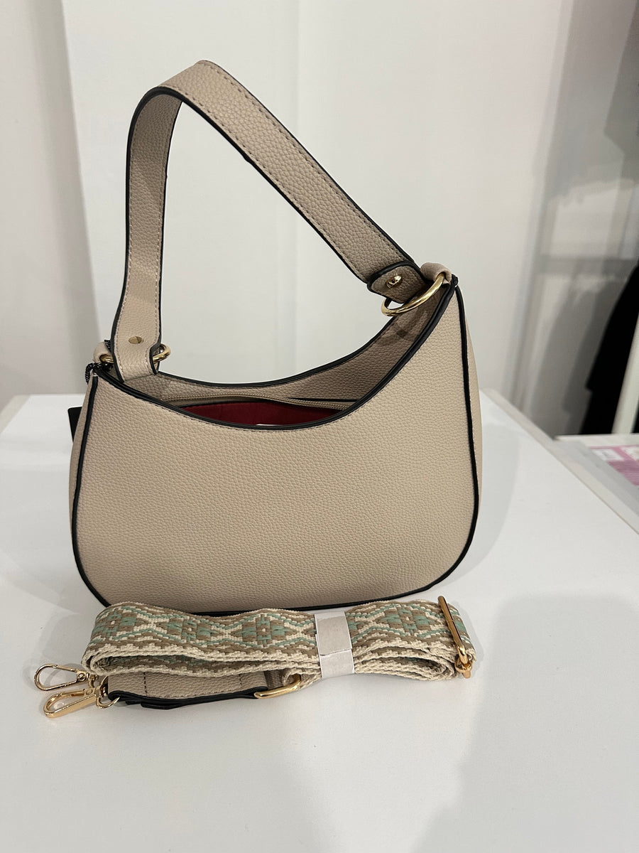 Borsa a braccio beige