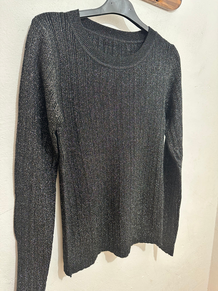 Maglioncino lurex girocollo