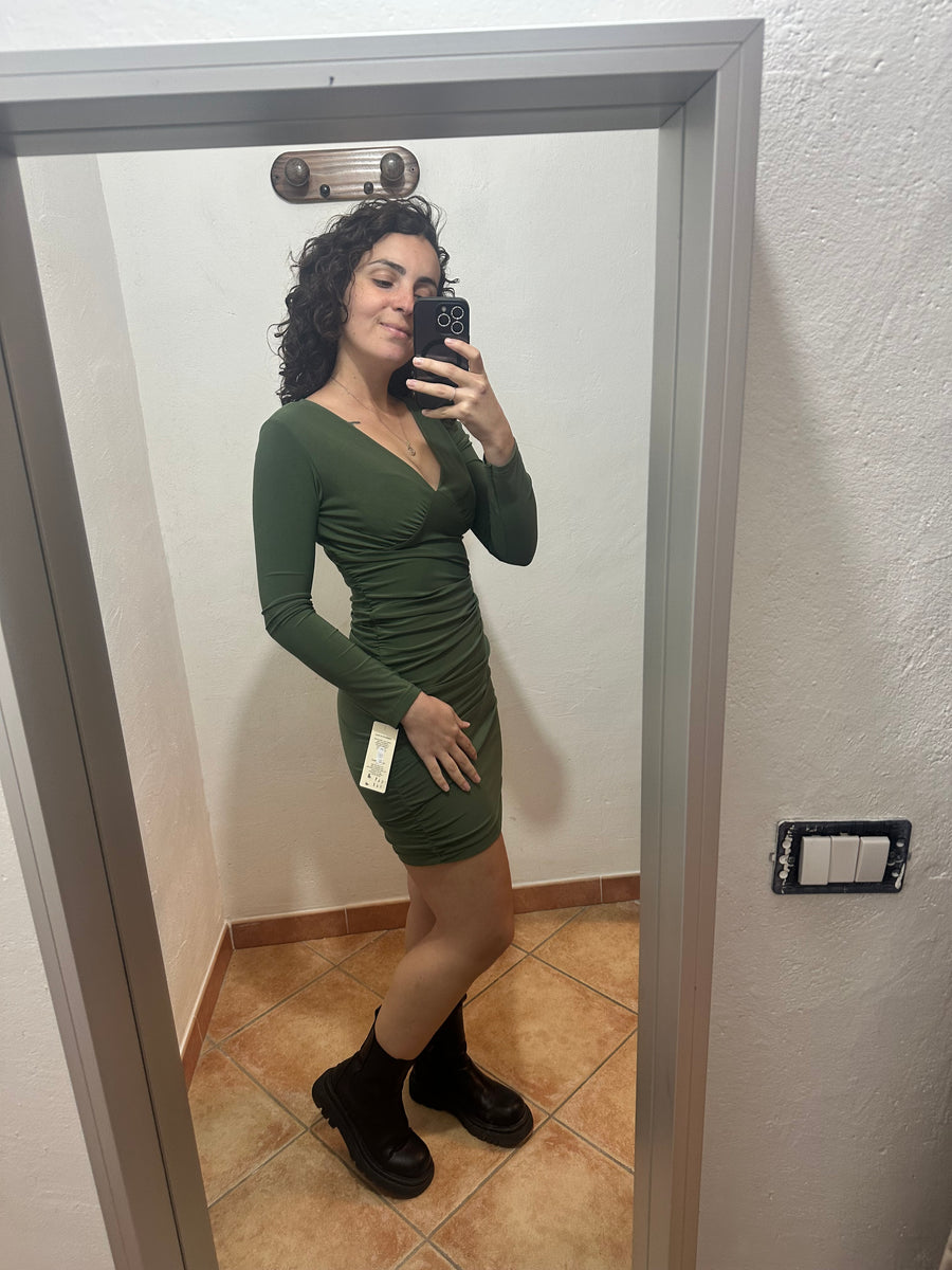 Abito rouge verde militare