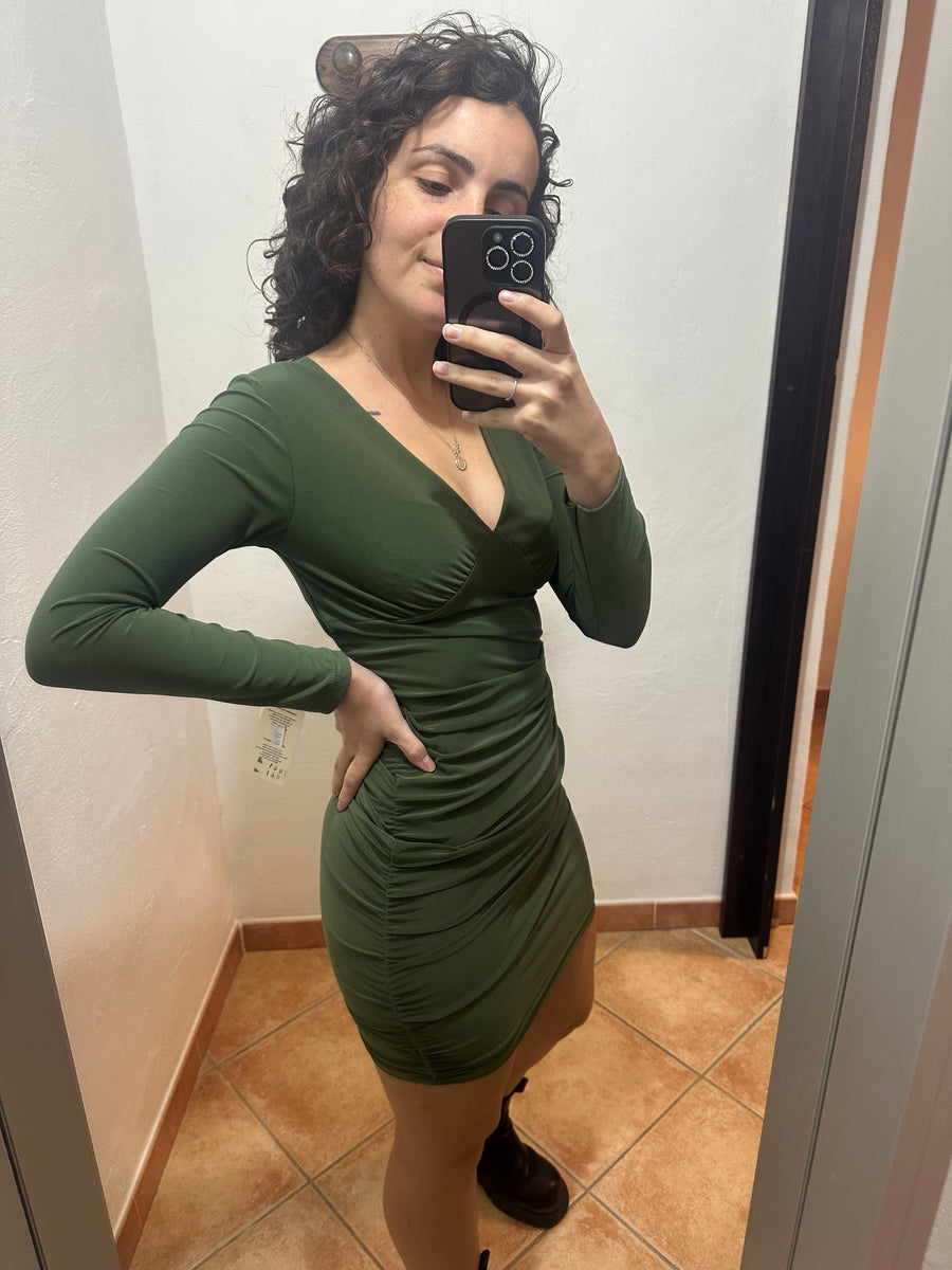 Abito rouge verde militare