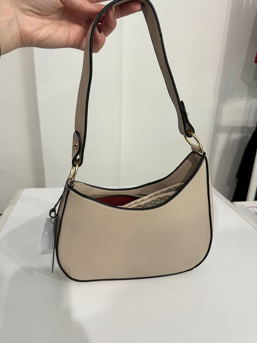 Borsa a braccio beige