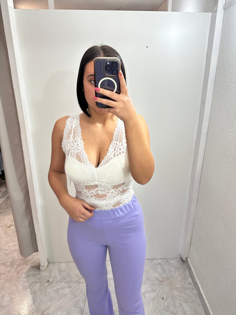 Bralette scollo V lunga