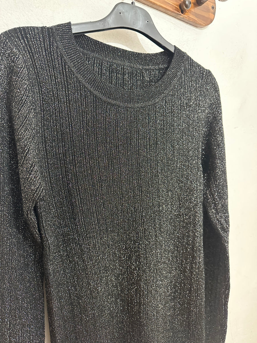 Maglioncino lurex girocollo
