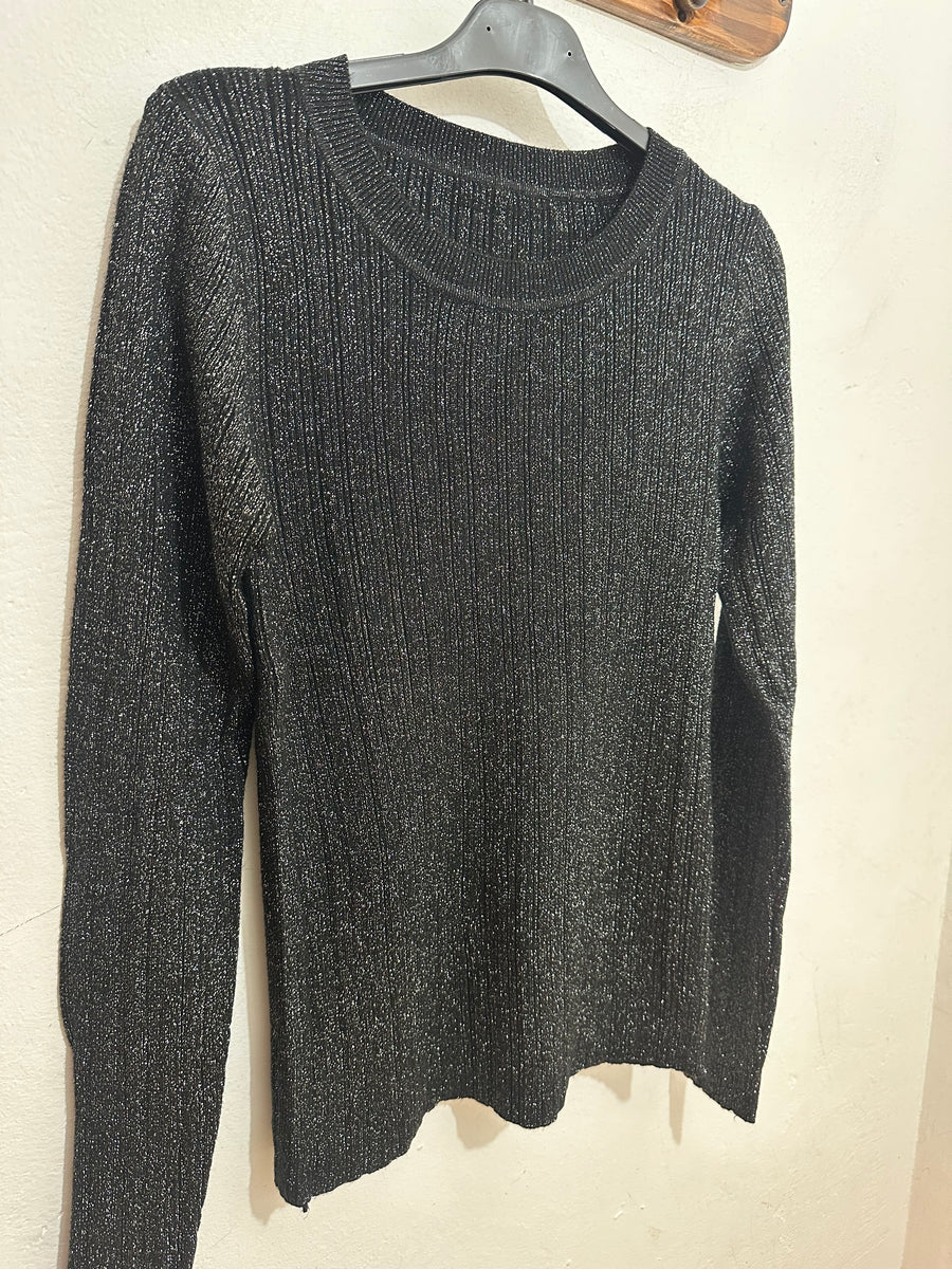 Maglioncino lurex girocollo