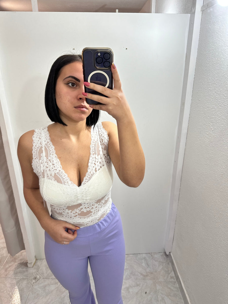 Bralette scollo V lunga