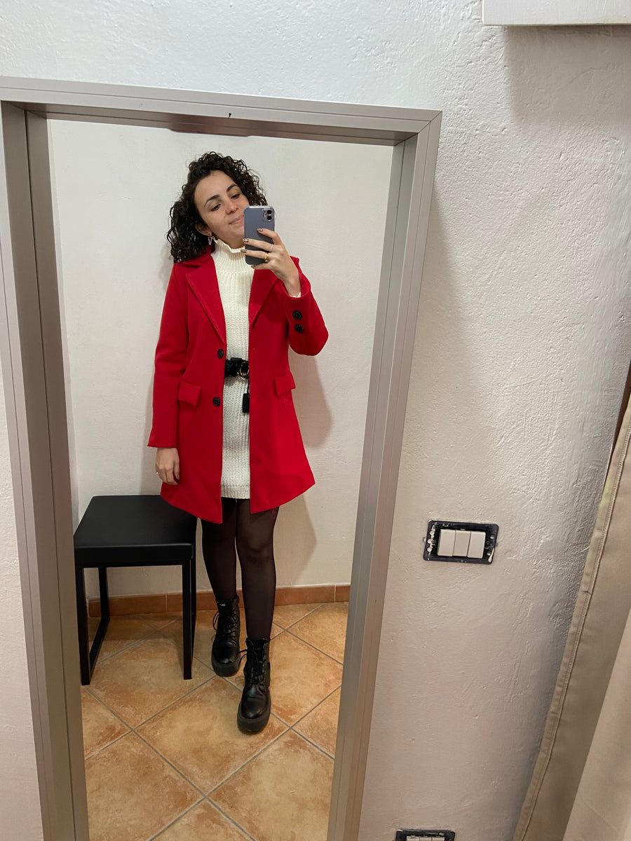 Cappotto taglie rosso