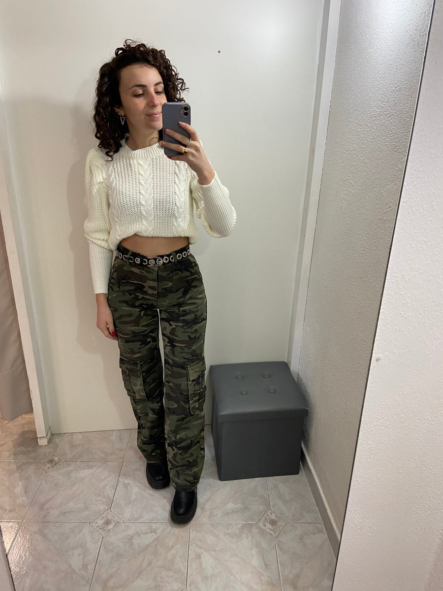 Jeans cargo militari