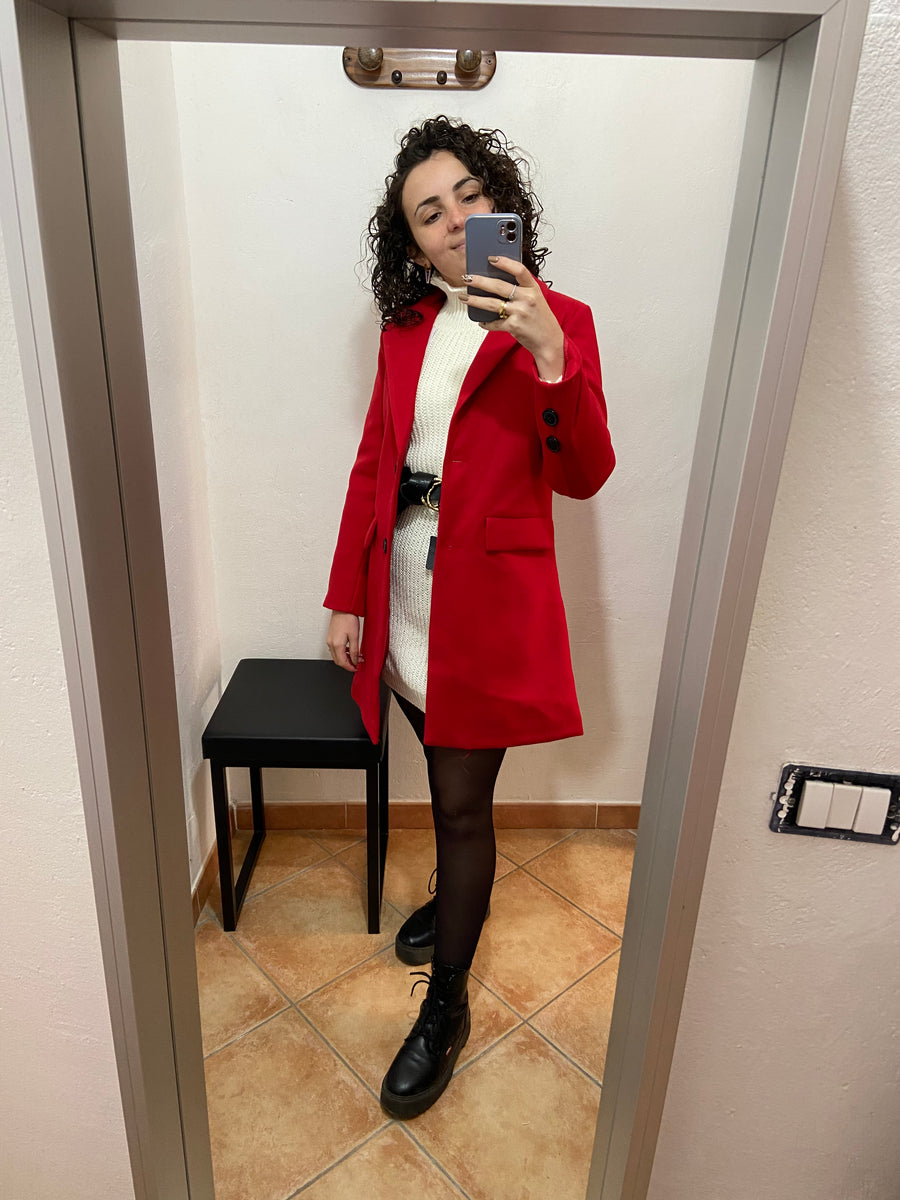 Cappotto taglie rosso