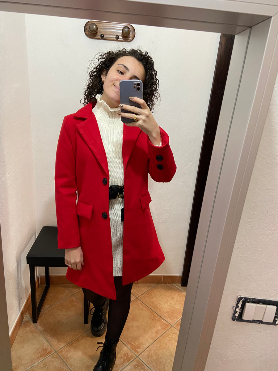 Cappotto taglie rosso