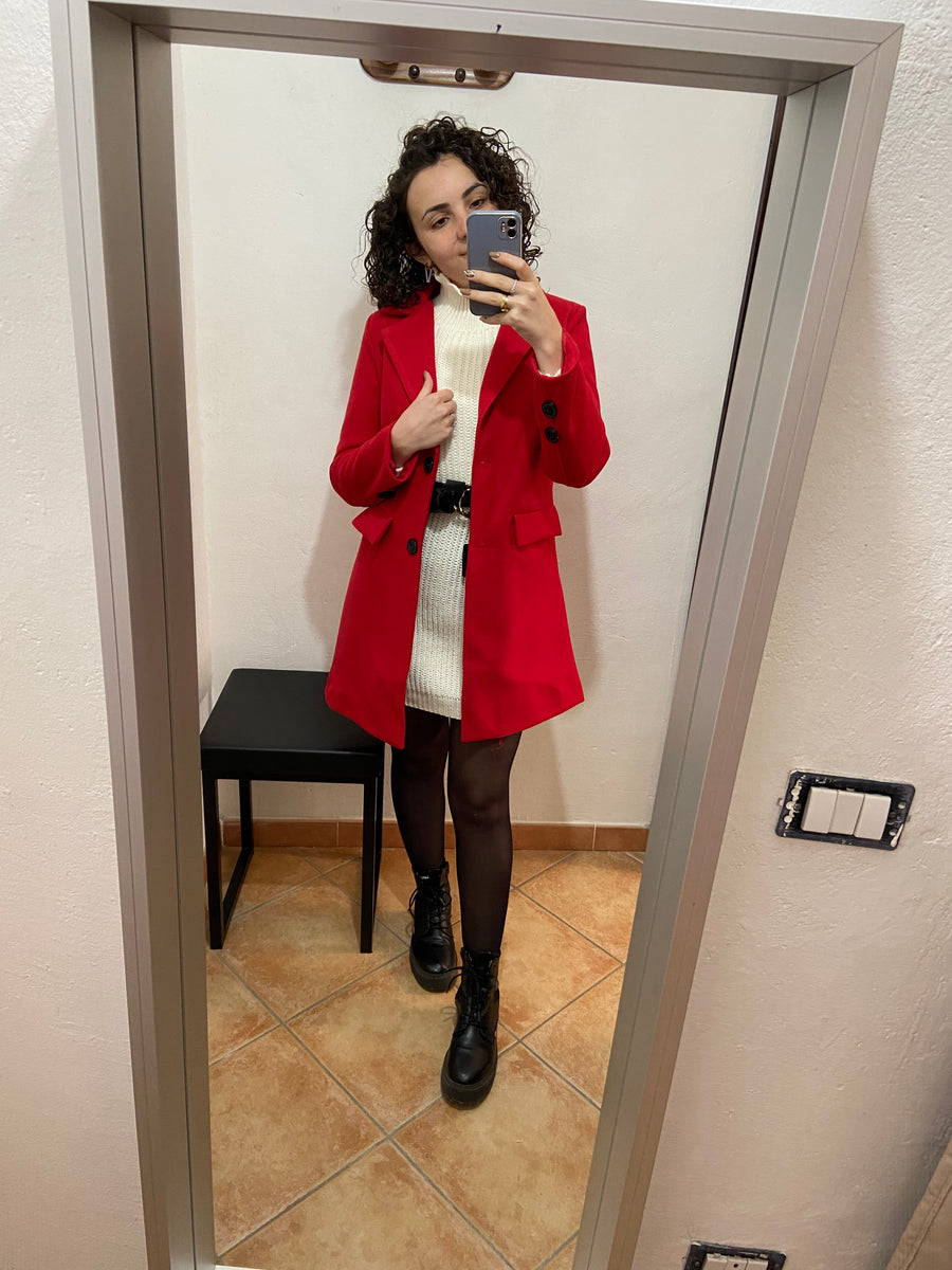 Cappotto taglie rosso